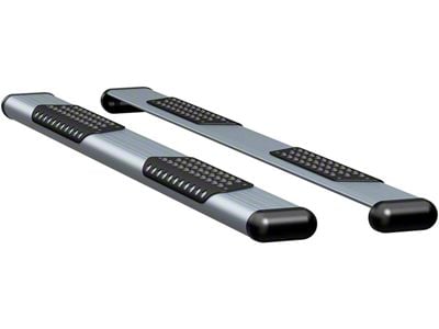 O-Mega II 6-Inch Oval Side Step Bars; Silver (07-14 Tundra Regular Cab w/ 6-1/2-Foot Bed)