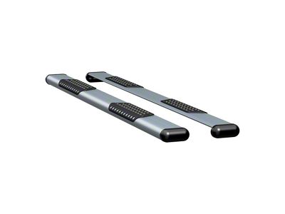 O-Mega II 6-Inch Oval Side Step Bars without Mounting Brackets; Silver (07-21 Tundra CrewMax)
