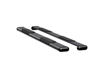 O-Mega II 6-Inch Oval Side Step Bars without Mounting Brackets; Textured Black (07-21 Tundra CrewMax)