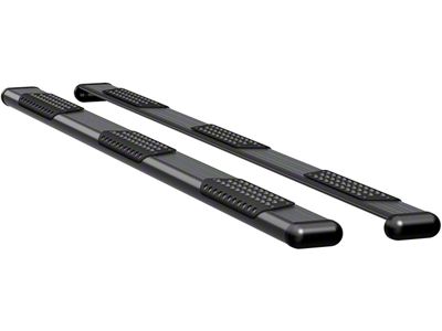 O-Mega II 6-Inch Wheel-to-Wheel Oval Side Step Bars; Textured Black (07-21 Tundra Double Cab w/ 8-Foot Bed)