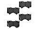 Semi-Metallic Brake Pads; Front Pair (07-21 Tundra)