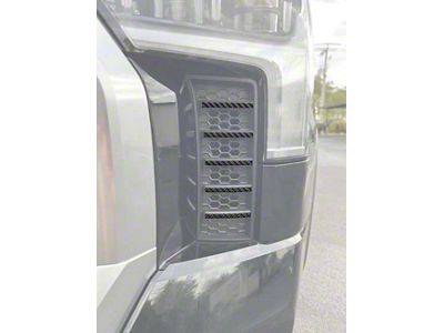 Side Air Intake Line Accent Trim; Smoked Mesquite (22-25 Tundra)