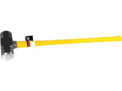 Sledge Hammer with Fiberglass Handle; 16-Pound Capacity