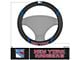 Steering Wheel Cover with New York Rangers Logo; Black (Universal; Some Adaptation May Be Required)
