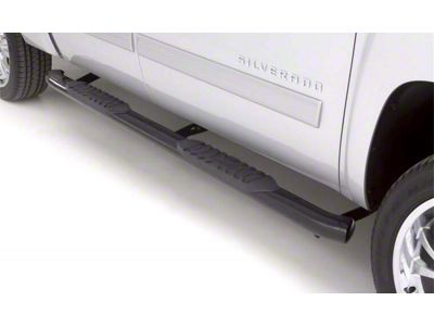 5-Inch Oval Curved Nerf Side Step Bars; Black (07-21 Tundra CrewMax)