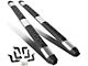 5-Inch Extruded Side Step Bars; Polished and Matte Black (07-21 Tundra Double Cab)