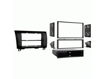 Stereo Installation Kit; High Gloss Black (07-13 Tundra)