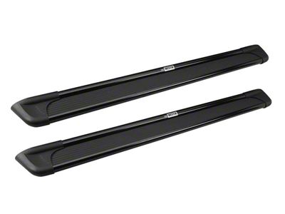 Sure-Grip Running Boards; Black Aluminum (07-17 Tundra Regular Cab)