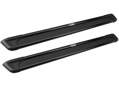 Sure-Grip Running Boards; Black Aluminum (07-21 Tundra Double Cab)
