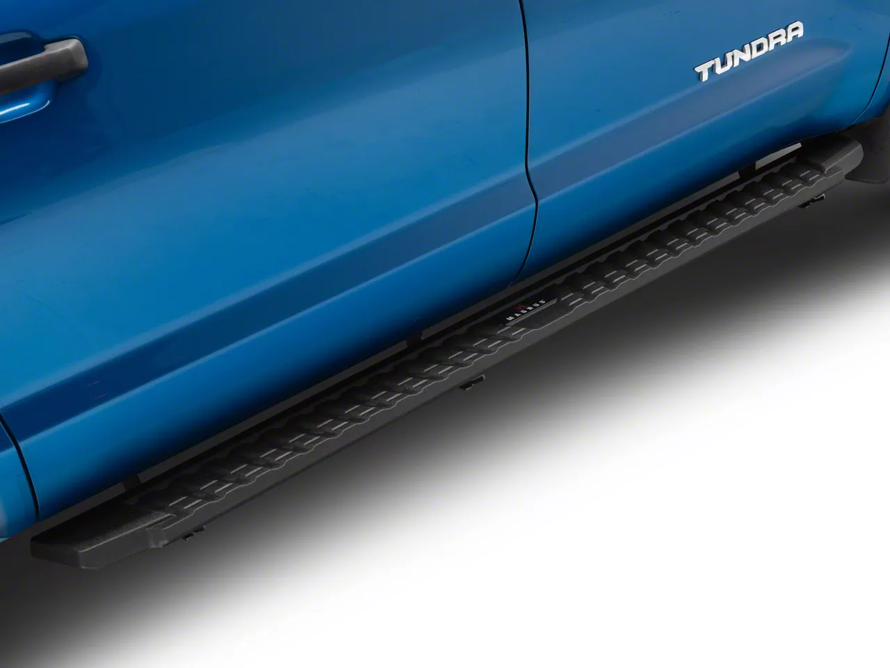 Tundra T-style Running Boards; Black (07-21 Tundra Crewmax)