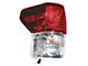 Replacement Tail Light; Chrome Housing; Red/Clear Lens; Driver Side (07-13 Tundra)