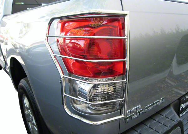 Tundra Tail Light Guards; Black (07-13 Tundra) - Free Shipping