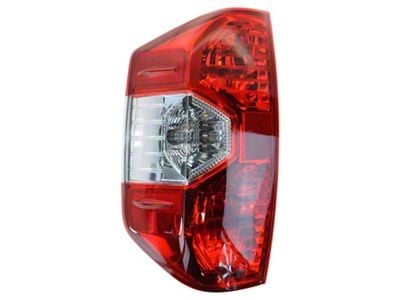 Tail Lights; Chrome Housing; Red Lens (14-21 Tundra)