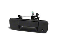 Tailgate Handle with Backup Camera Opening; Textured Black (07-13 Tundra)