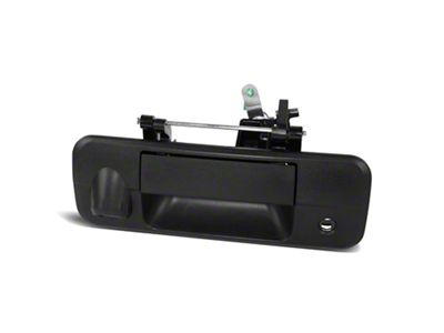 Tailgate Handle without Backup Camera Opening; Textured Black (07-13 Tundra)