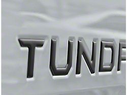 Tailgate Insert Letters; Smoked Mesquite with Outline (14-21 Tundra)