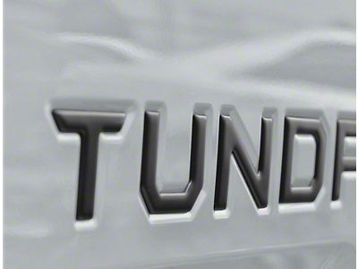 Tailgate Insert Letters; Smoked Mesquite with Outline (14-21 Tundra)