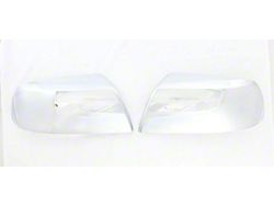 Top Mirror Covers; Chrome (07-21 Tundra)