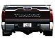 Topographic Map Tailgate Graphic; Black with Gloss Black Outline (22-24 Tundra)