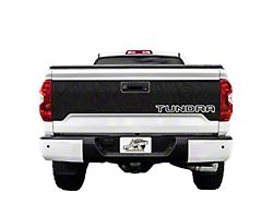 Topographic Map Tailgate Graphic; Black with Sky Blue Outline (14-21 Tundra)