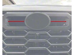 TRD Grille Center Line Inserts; Blueprint (22-24 Tundra w/ TRD Grille)