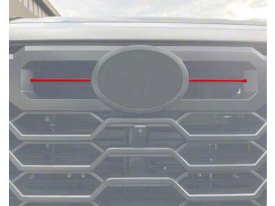TRD Grille Center Line Inserts; Smoked Mesquite (22-24 Tundra w/ TRD Grille)