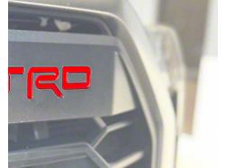 TRD Grille Letter Inserts; Blueprint (22-25 Tundra w/ TRD Grille)