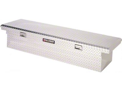 Challenger Low Profile Single Lid Crossover Tool Box; Brite (07-10 Tundra)