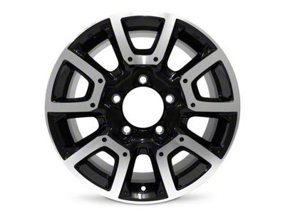 U-Spoke Replica Aluminum Black 5-Lug Wheel; 18x8; 60mm Offset (14-21 Tundra)