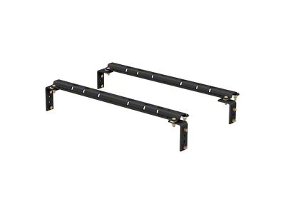 Universal 5th Wheel Base Rails; Carbide Black (Universal; Some Adaptation May Be Required)