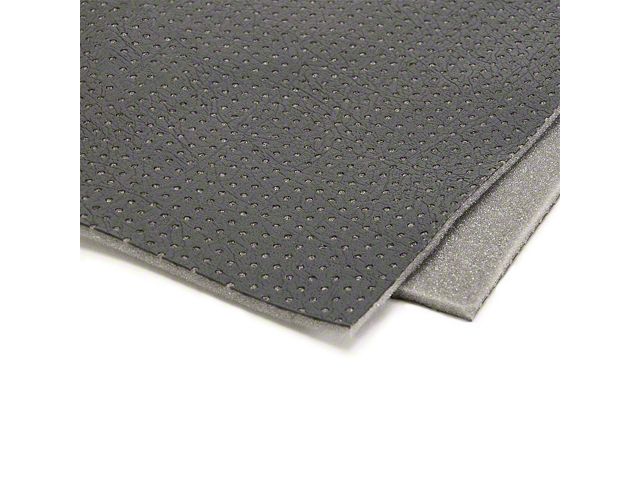 Upholstery Material; 54-Inch x 75-Inch; Black Leather Look (Universal; Some Adaptation May Be Required)