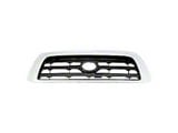 Upper Replacement Grille; Black and Chrome (07-09 Tundra)