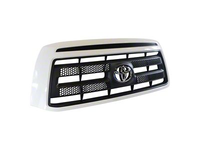 Upper Replacement Grille; Super White (10-13 Tundra)