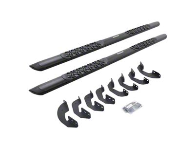 Go Rhino V-Series V3 Running Boards; Textured Black (22-24 Tundra CrewMax)