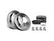 Vented 5-Lug Brake Rotor and Pad Kit; Rear (07-21 Tundra)