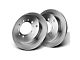 Vented 5-Lug Rotors; Rear Pair (07-21 Tundra)