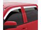 Ventvisor Window Deflectors; Front and Rear; Chrome (07-21 Tundra CrewMax)