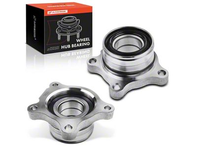 Wheel Bearing and Hub Assemblies; Rear (07-21 Tundra)