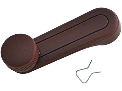 Window Crank Handle; Front or Rear; Left and Right; Brown; Match by Appearance (07-17 Tundra)