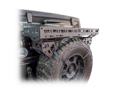 Turn Offroad Universal Spare Tire Storage Rack (Universal; Some Adaptation May Be Required)