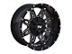 TW Offroad T1 Spear Gloss Black with Milled Spokes 6-Lug Wheel; 20x10; -12mm Offset (04-15 Titan)