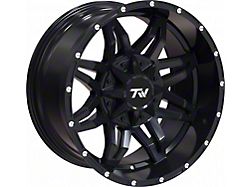 TW Offroad T2 Spider Matte Black with Milled Rivets 6-Lug Wheel; 20x9; 0mm Offset (04-15 Titan)