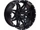 TW Offroad T2 Spider Matte Black with Milled Rivets 6-Lug Wheel; 20x9; 0mm Offset (05-15 Tacoma)
