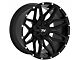 TW Offroad T3 Lotus Gloss Black 6-Lug Wheel; 22x12; -44mm Offset (05-15 Tacoma)