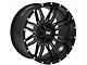 TW Offroad T11 Sword Gloss Black with Milled Spokes 6-Lug Wheel; 20x10; -12mm Offset (10-24 4Runner)