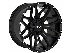 TW Offroad T3 Lotus Gloss Black 6-Lug Wheel; 20x10; -12mm Offset (10-24 4Runner)