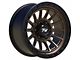 TW Offroad T22 Rotor Matte Black with Bronze 6-Lug Wheel; 17x9 ; 0mm Offset (2024 Tacoma)