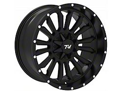 TW Offroad T6 Speed Gloss Black with Milled Spokes 6-Lug Wheel; 20x10; -12mm Offset (16-24 Titan XD)