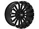 TW Offroad T6 Speed Gloss Black with Milled Spokes 6-Lug Wheel; 20x10; -12mm Offset (16-24 Titan XD)