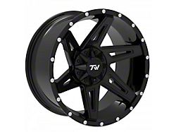 TW Offroad T4 Spin Gloss Black 6-Lug Wheel; 20x10; -12mm Offset (22-24 Tundra)